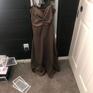 Brown dress